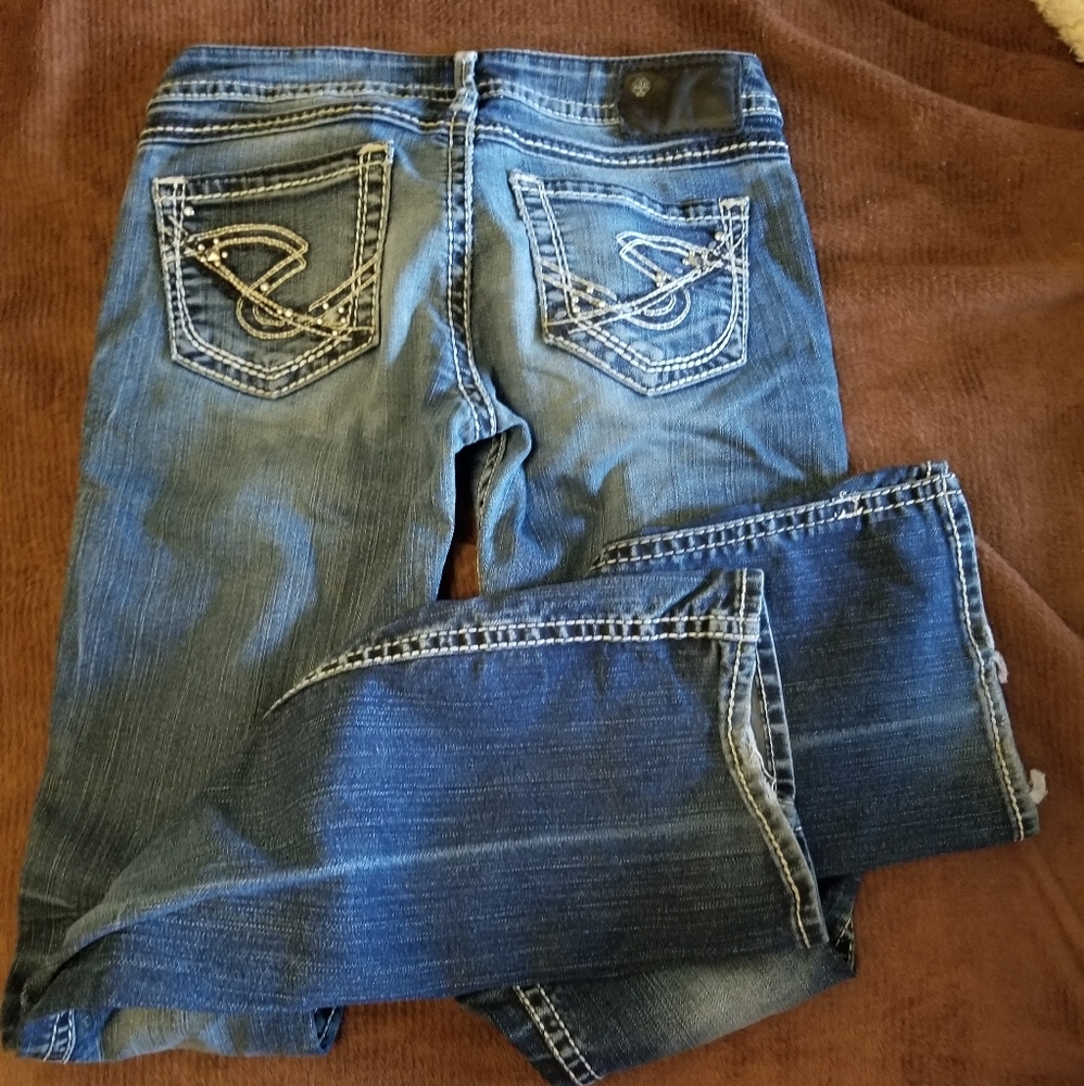 Silver jeans